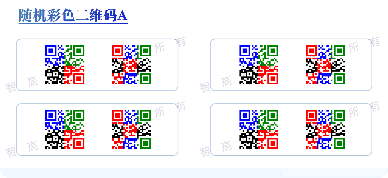 數碼印刷 防偽印刷 輸出軟件 色塊彩色二維碼